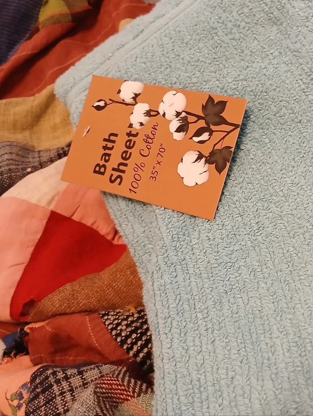 NWT Pastel Blue Bath Towel Vacation Beach Towel 35